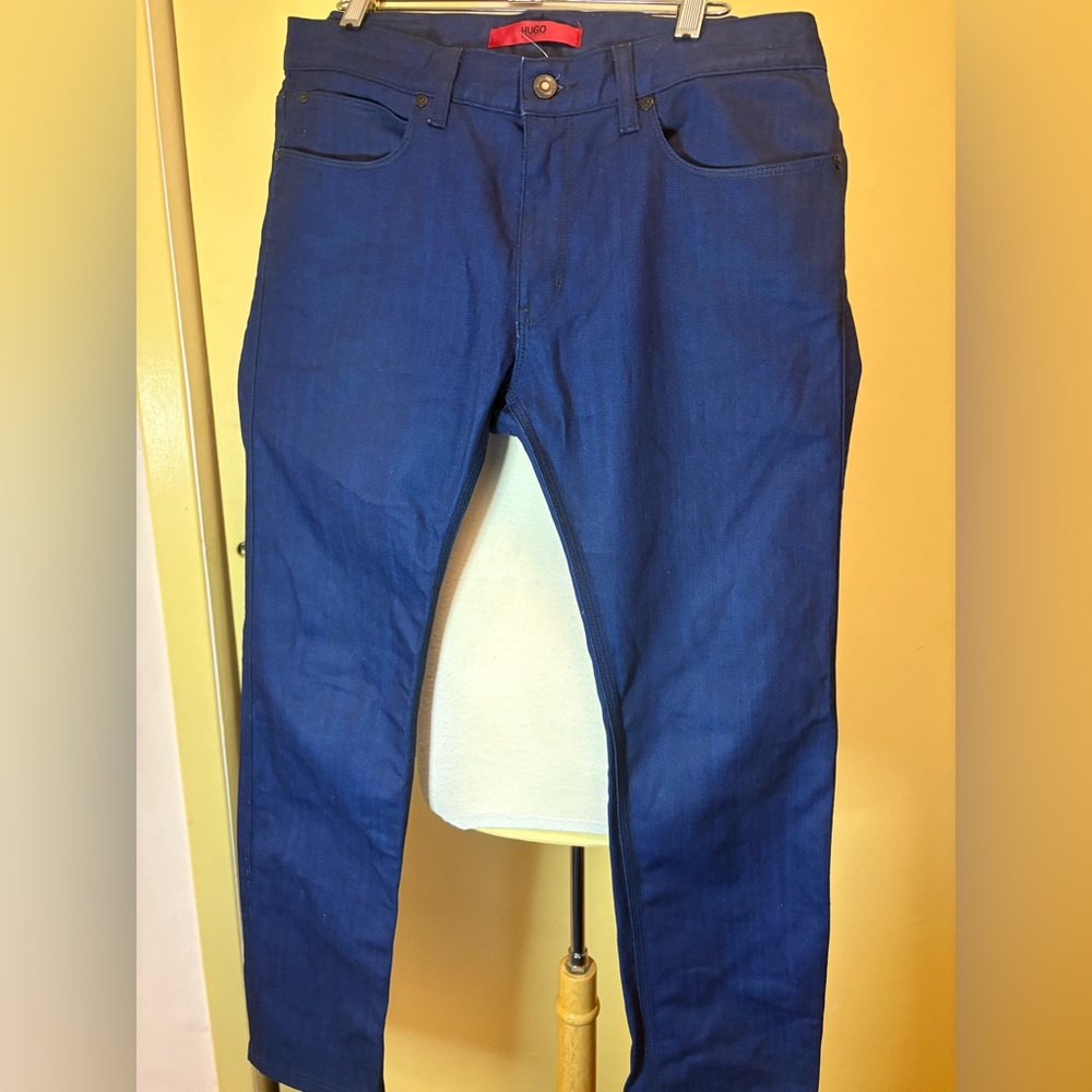 BOSS denim straight leg. Men’s Jeans - Picture 3 of 9
